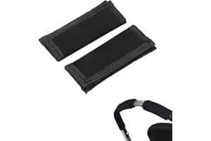 ‎CUHZA 2 Stück Baby Kinderwagen Griff Abdeckung Schwarz, Kinderwagen-Armlehnengriff-Abdeckung Universal, Baby Kinderwagen Bar Schutzhülle Handschuhe, Kid Kinderwagen Griff Bar Stoßstange Abdeckung