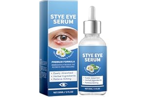 MUBUNI 30ML Stye Eye Treatment Serum,Natural Under Stye Eye Serum for Styes,Eye Seru/m for Dark Circles,Promotes Healthier Ey/e Skin,Natural Gentle E/ye St/ye Treatment Drops,1PCS Mild Lash and Ey/e Cleanse