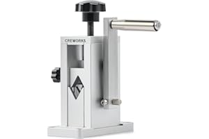 CREWORKS Macchina Spelacavi Manuale Professionale per Cavi da 1.5mm a 23mm Spelafili Manuale con Foro di Alimentazione Regolabile Spellacavi Manuale Portatile Sguainacavi Recupero Rame