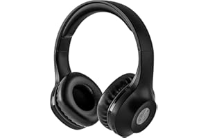 Retekess TR104P Cuffie Radio FM, Pieghevole Cuffie Over Ear, Ricevitore FM, Supporto Ingresso AUX Alimentato a Batteria,Adatto per Studenti che Studiano e si Esercitano