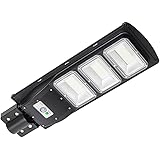 TEMPO DI SALDI Lampione Stradale Faro A Led 90W Con Pannello Solare Telecomando E Crepuscolare