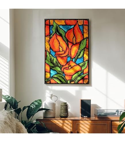 Kit Uncinetto Per Tappeto Fai Da Te - Motivo Cane Orsacchiotto, 50 Cm - Foto 9