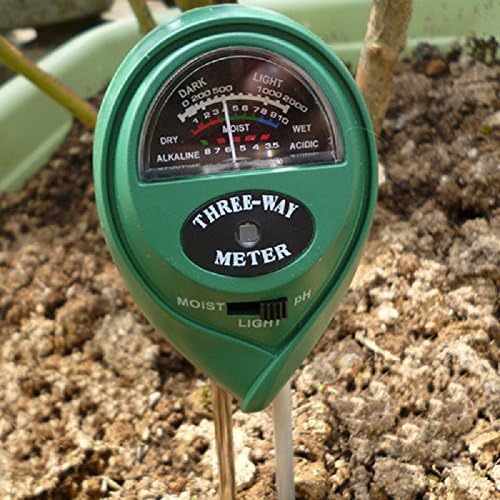 ALLSOME 3 in 1 Soil Tester Moisture Meter Light PH acidity Tester Plant Soil Tester For Garden Farm Lawn Indoor &amp; Outdoor
