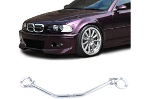 ‎CARPARTS-ONLINE Aluminium Domstrebe vorne 3tlg poliert passend für BMW 3er E46 316 318 ab 98