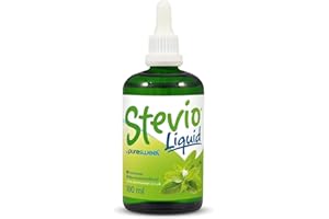 PURESWEET Stevio® Stevia Liquid Drops 100ml, Pure Stevia, 100% Natural, Zero Calorie Sweetener, Diabetic and Keto Friendly, Glass Bottle.