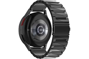 BIRDTOBR Edelstahl Armband für Galaxy Watch6/ 5/4 40mm 44mm, 20mm Metall Uhrenarmband Ersatzband für Galaxy Watch6 Classic 43mm 47mm, Galaxy Watch 3 41mm, Galaxy Watch Active 2 40mm 44mm