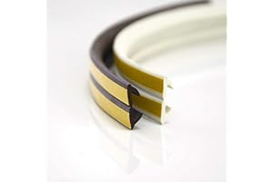 DQ-PP 20m joint d'étanchéité fenetre et porte 9 x 7mm brun V profil EPDM