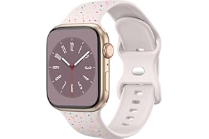 Meliya For Apple Watch 9 Strap 41 mm Women Men Colourful Silicone Replacement Straps Compatible with iWatch Series 10 9 8 7 6 5 4 3 2 1 SE Watch Strap 40 mm 38 mm 42 mm 44 mm 45 mm 46 mm 49 mm