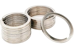 LESSMON Key Rings for Keychain, Car Keys, Dog Tag Ring, Crafts