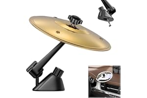 ZEILABANG KAKADI Auto Crash Becken,Mini Trommel Crash-Clip,Car Cymbal Air Vent,Lustiges Auto Mini Trommel Cymbals Musikinstrument,Autounfall Schlagzeug Musikinstrumente Ornamente,Für Alle Arten Von Fahrzeugen