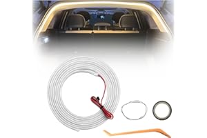 Czerio Dynamic Flowing Car Trunk Light Strip, Kofferraum Beleuchtung Led Band, Automatischer Sensor Tail Box Light Strip, Kofferraum Lichtstreifen Lichtleiste (Warme, 2m Dauerlicht)