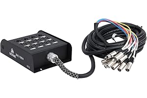 Devine SNC-10-8-4 Stagesnake XLR 8-Wege Multicore-Kabel, 10 m