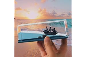 AIBAOBAO Flacone Liquido per Navi da Crociera, Bottiglia di Fluido di Nave, Decorazione in Acrilico per Nave Pirata, Modello Pirata Ship per Casa, la Decorazione del Tavolo e Auto