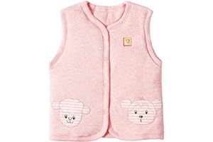 XYIYI Bébé Veste Chaude en Coton, Gilet Rembourré Unisexe pour Bambin