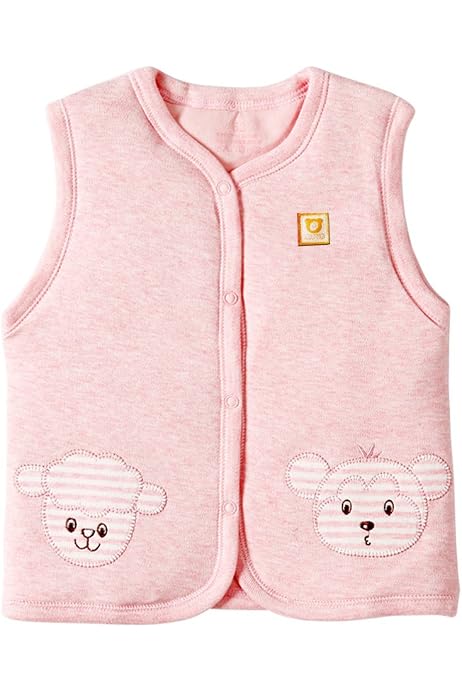 Lot Gilets Bébé Garçon XM-Amigo - Hiver/Automne - Chauds Et Épais - 100% Polyester