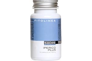 LABORATORIO SODINI FITOLINEA Iperico Plus - Integratore Alimentare - con Magnesio, Gingko Biloba, Eleuterococco e Gingseng - per Favorire il Tono dell'Umore - 70 Capsule