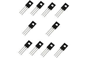MOVILIDEAS Pack of 10 PNP Transistor BD140 80V 1.5A TO126