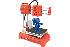 INNCEN K7 3D Printer, Desktop Mini 3D Printer, Leveling-Free Printer for Beginners, Kids, Student Education, Gift, 100 * 100 * 100 mm Print Size, One Keys Printing