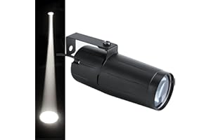 Telituny Foco de haz LED, 3W Foco de haz LED para escenario Disco Pub Decoración del Hogar Concierto Fiesta Efecto de luz Luces de punto de luz EU 220V-240V