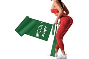 Haquno Elastici Fitness(1 Pezzi),1.8M Elastico Fitness di Resistenza,di Alta Qualità per Pilates,Yoga,Allenamento di Forza,Fisioterapia E Riabilitazione,Ideali per Uomini e Donne-Verde…