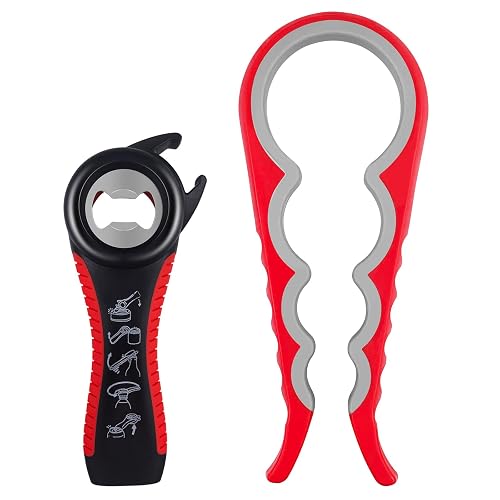 Fousenuk Deckelöffner-Set 5-in-1, 2er