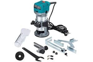 Anesty - Oberfräse und Trimmer Einhandfräse Multifräse Laminate Kantenfräse 230V 710W R0700 Router