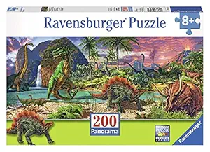 Ravensburger Puzzles The Land of Dinosaurs, Multi Color (200 Pieces)