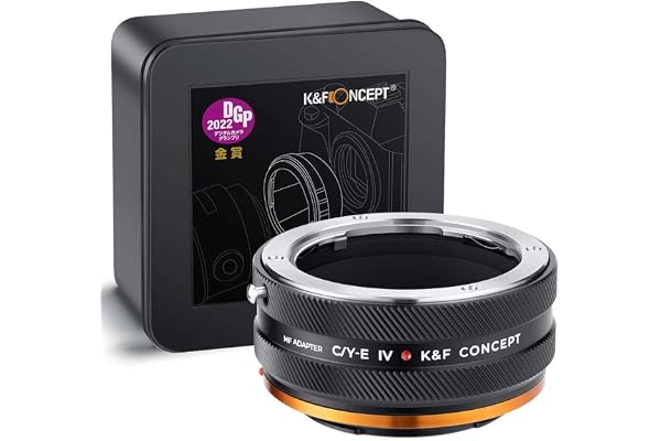 K&F Concept IV PRO C/Y-NEX linsmonteringsadapter manuell fokus kompatibel med Contax/Yashica SLR-objektiv till SONY-E NEX montering kamerakropp med matt lackdesign