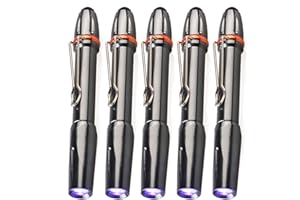 POCKETMAN UV Torch Ultra Violet Torch Blacklight Flashlight Pen Light Detector 395nm UV Flashlight LED Penlight