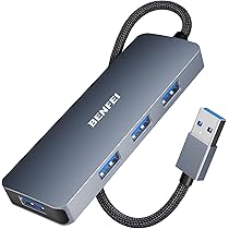 Hub USB 3.0 Da Scrivania Ineo – 4 Porte (2 USB-C + 2 USB-A) Con Ingresso Audio – Montaggio In Foro Da 60/80mm – THC06VI - 4