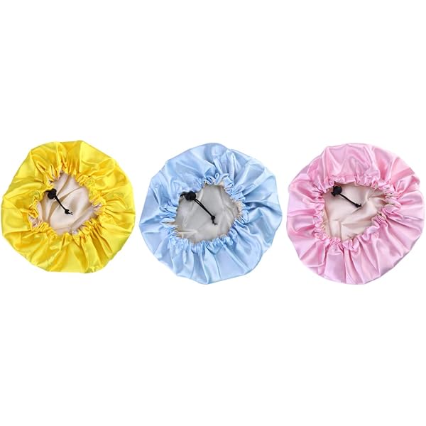 Bonnet De Nuit Satin Enfant - Réglable Et Doux - Soin Cheveux