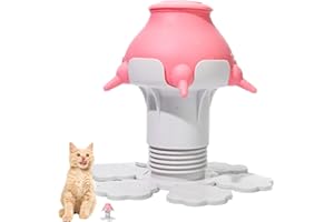 Goowafur Welpensauger, Welpenflaschen zum Stillen | 300 ml Nippel-Futterspender für das Stillen von Welpen - Höhenverstellbare Nippel-Kätzchenflasche für Welpen, Hunde, Kätzchen, Kaninchen