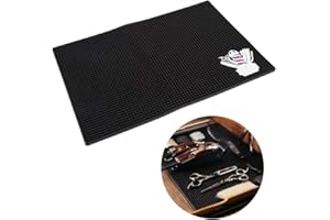 WYTINO Morbido tappetino antiscivolo - Tappetino professionale in PU Cuscino per tappetino Strumenti per parrucchieri Strumenti per la preparazione dei capelli per barbiere Parrucchiere per il posizionamento