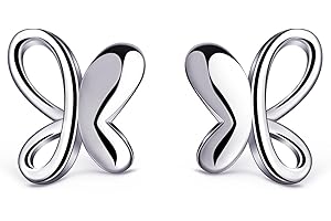 B.Catcher Pendientes Mujer 925 Plata de Ley ''Sueños de mariposas'' con Para Regalo Originales