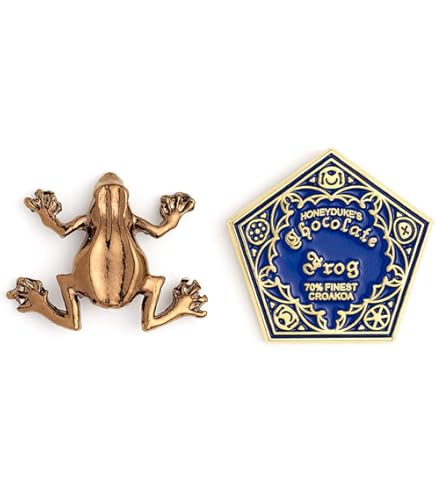 Badge Harry Potter Time Turner Plaqué Or - Broche Officielle Warner Bros