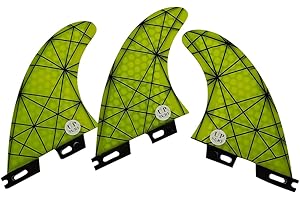 UPSURF Tabla de Surf FCS2 Aletas G5 Tres Aletas Panal+Fibra de Vdrio