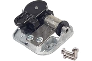 SIQI You are My Sunshine Sankyo Music Box Movement without Box, DIY Accessories 18 Note Musical ClockWork Replacement for Mini Musical Box(Silver)