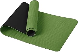 Good Nite Tapis de Yoga de Gymnastique de Exercice Fitness Tapis Fitness Antidérapant de Sport de Pilates avec Sangle de Transport 183 x 61 x 0,6 cm