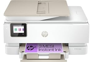 HP Envy Inspire 7924e 349W0B, Stampante Multifunzione a Getto d'Inchiostro A4 a Colori, Fronte/Retro Automatico, 22 ppm, Wi-Fi, Smart, 3 mesi di Instant Ink inclusi, Tortora