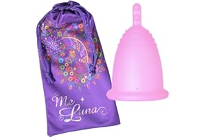 MELUNA Me Luna Coupe menstruelle Soft, manche, rose, taille XL
