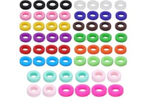 CWED 30 Paia di Supporti per Occhiali in Silicone Antiscivolo per Occhiali Copri aste per Occhiali Cuscinetti per Le Orecchie Ganci per Occhiali da Sole