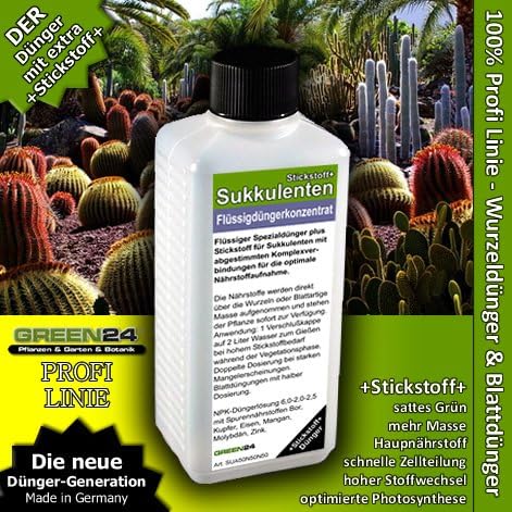 Succulent Nitrogen+ Feed - Liquid Fertilizer HighTech N+PK, Plant Food