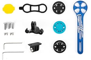 KMRDND Soporte para bicicleta de carretera para Garmin Edge 130, 530, 540, 800, 830, 840, 1000, 1030, 1040 Plus, Edge Explore 2 y Wahoo Elemnt, Elemnt Roam, Elemnt Bolt v2, Elemnt Mini Ciclocomputador