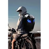 Led G&ouml;zl&uuml; Ş&ouml;valye Motor Sırt &Ccedil;antası Led'li Telefon Kontroll&uuml; Motor Sırt &Ccedil;antası Large Model