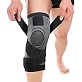 Knee Sleeve, Knee Pads Compression Fit Support -for Joint Pain and Arthritis Relief, Improved Circulation Compression - Wear Anywhere - Single (S, Black)