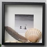 IKEA Sannahed 25x25 cm Siyah Derin Kutu &Ccedil;er&ccedil;eve, Ahşap Fotoğraf Resim &Ccedil;er&ccedil;evesi