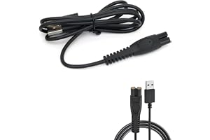 MenYiYDS 5 V USB-laddningskabel för Philips laddare strömkabel, för Philips One Blade 360 QP2724 QP2734 QP2824 QP2834 MG3946 MG5940 MG5950-serien allt-i-ett skäggtrimmer rakapparat