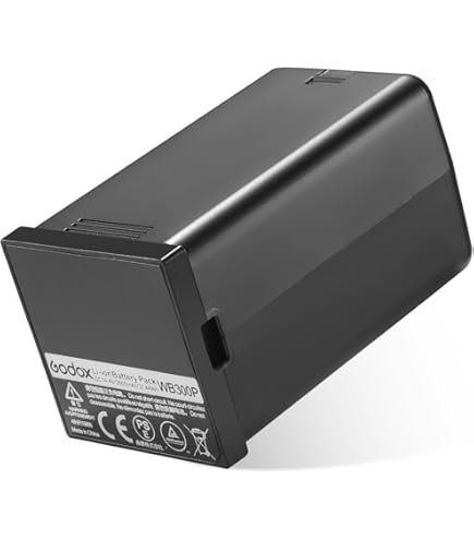 Batteria Godox AD300PRO WB300P - Li-ion 14.4V/2600mAh Per Flash Godox - Foto 7