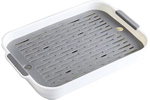 KYAOAYO Kaninchen Katzentoilette, Haustier-WC Bettwäsche Urin-Pfanne,Kaninchenkäfig Toilette,Tablett für Baby, Kaninchen, Meerschweinchen, Chinchillas, Frettchen (Weiss, L)