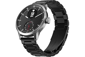 Hiseus Pasek kompatybilna z Withings ScanWatch 42mm, Metalowa Stal Nierdzewna Regulowana Bransoletka Zastępcza kompatybilna z Withings Steel HR 40mm/HR Sport Bracelet